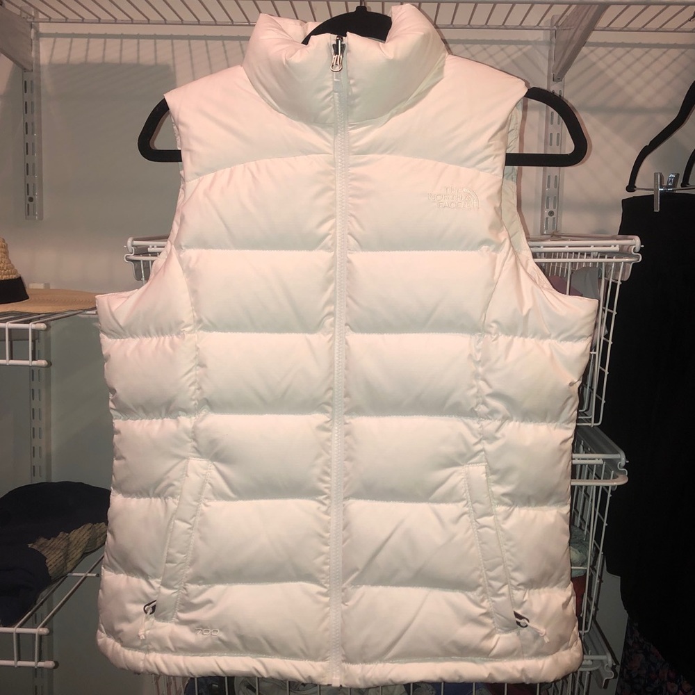 White North Face Nupste 2 Vest